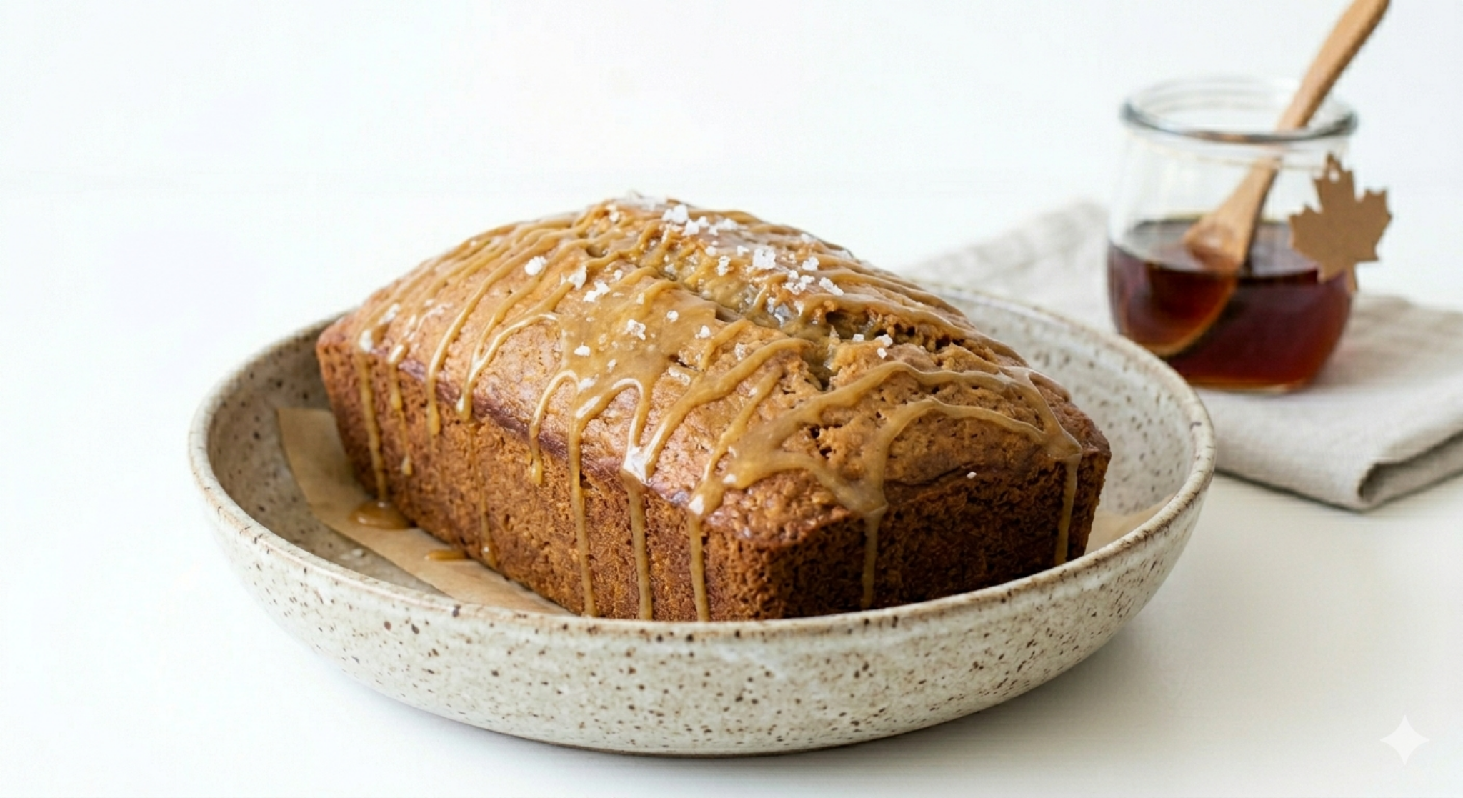 Maple Drizzle Loaf Cake